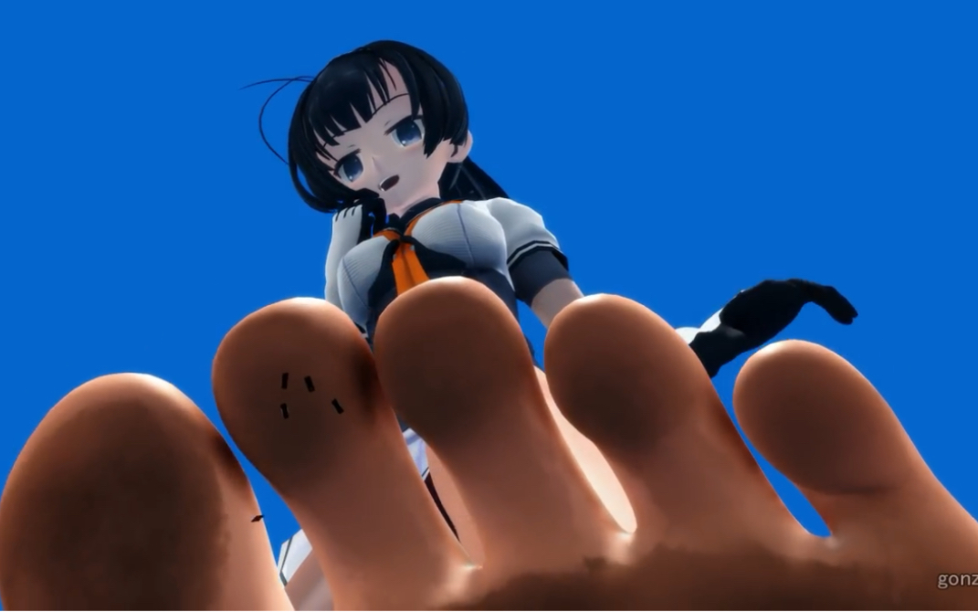 [图]【巨大娘 giantess】巨大化したい気分な巨大娘Giantess growth in the city