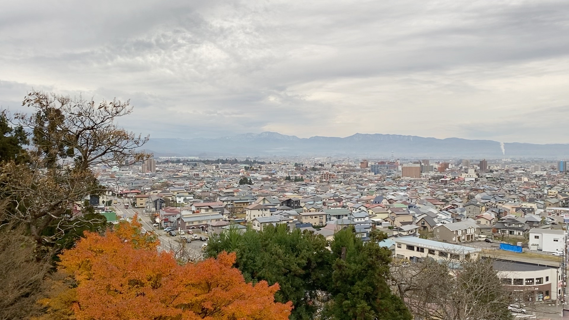 漫步青森纪行 饭盛山俯瞰会津若松
