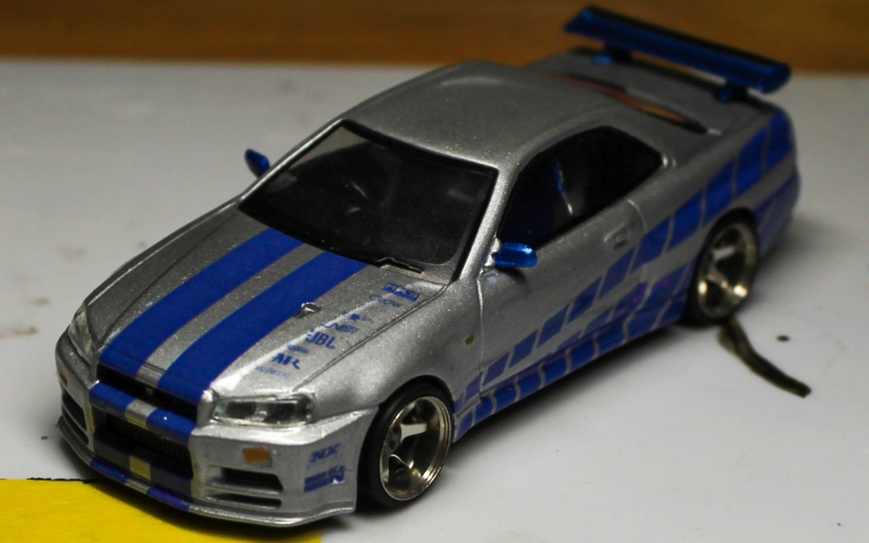 minigt gtr r34改的速度与激情涂装.经典,且今人惋惜