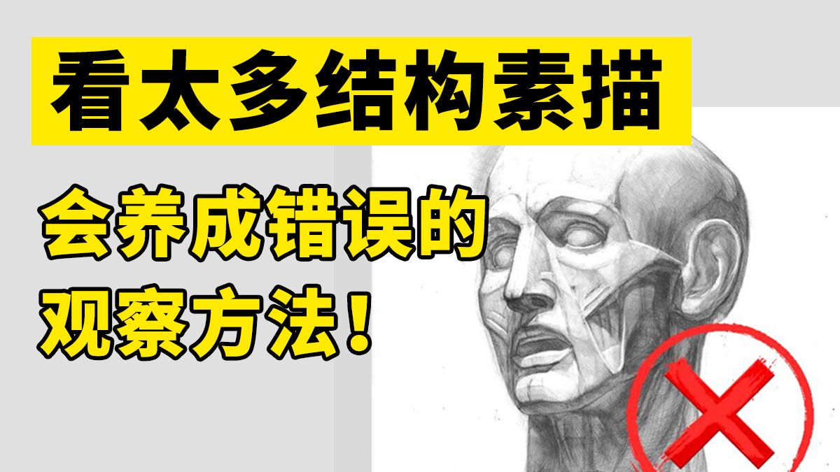 画画要多去感受,别上来就画"结构素描"