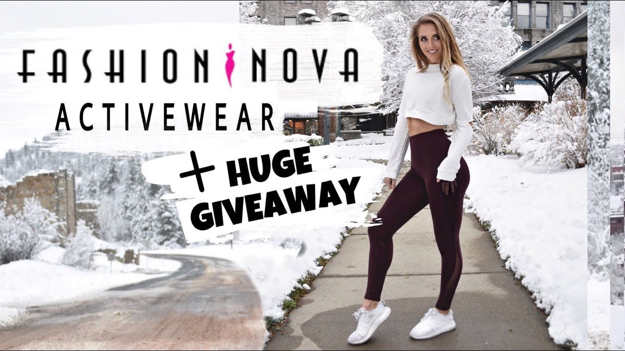 Fashion Nova Activewear Review Huge Giveaway Not Sponsored 时尚新星运动服评论巨额赠品无赞助哔哩哔哩bilibili