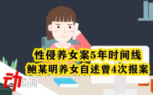 Tải video: 100秒动画梳理“性侵养女”案5年时间线：女孩自述4次报案