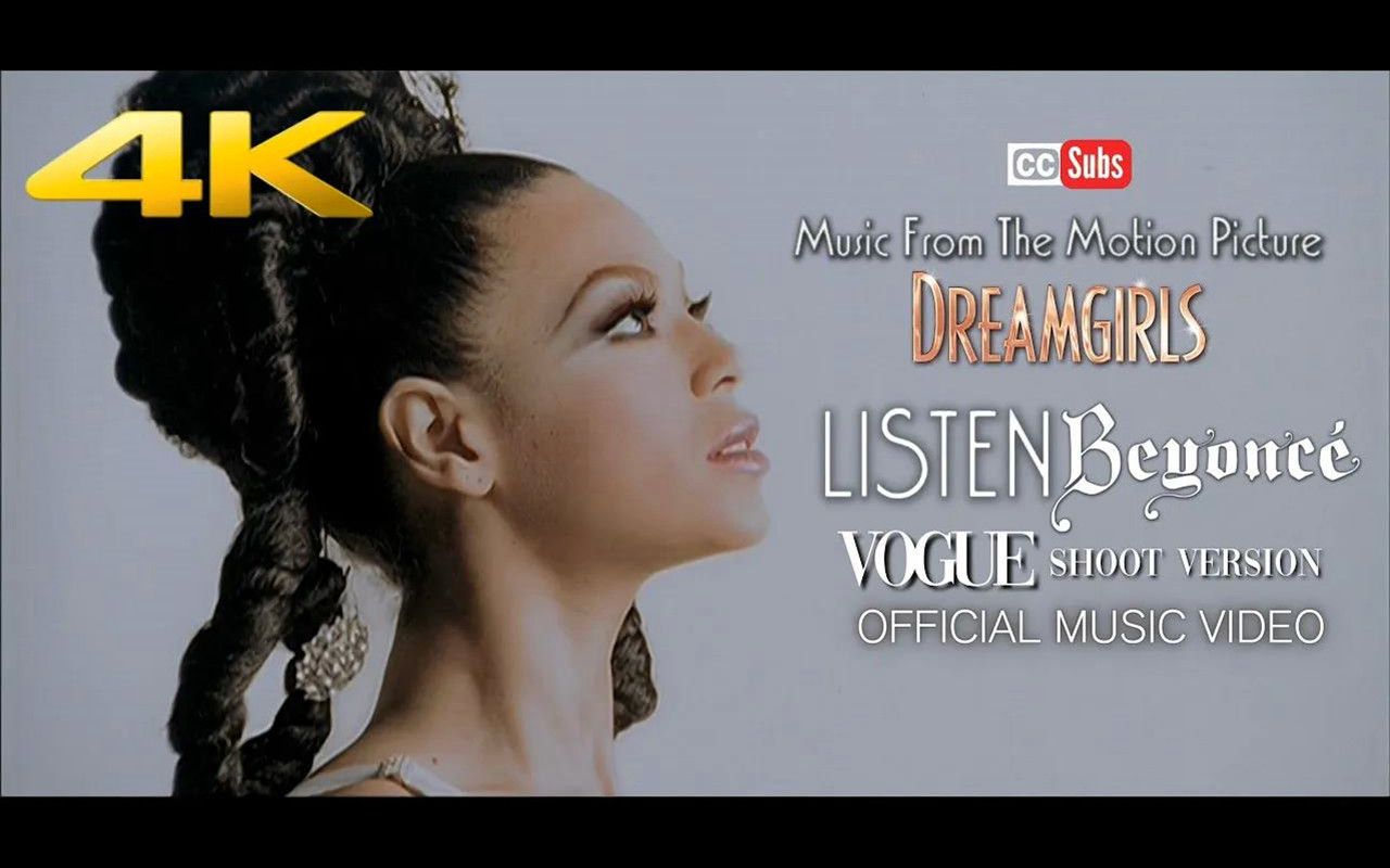 【4k60帧】碧昂丝《listen》 (vogue shoot version) mv 2006 ai修复