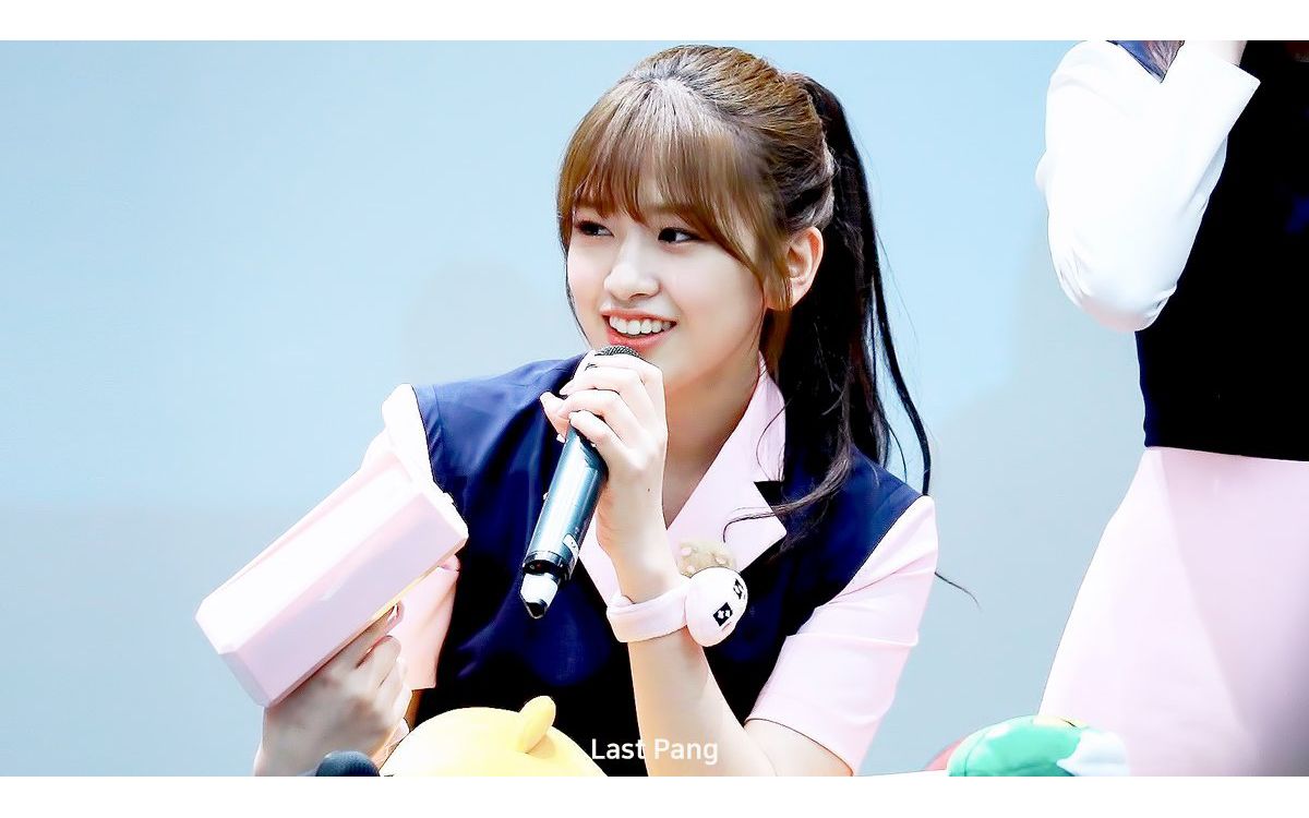 190414 izone 安兪真 永登浦乐天百货文化大厅签售会_哔哩哔哩 (゜-゜