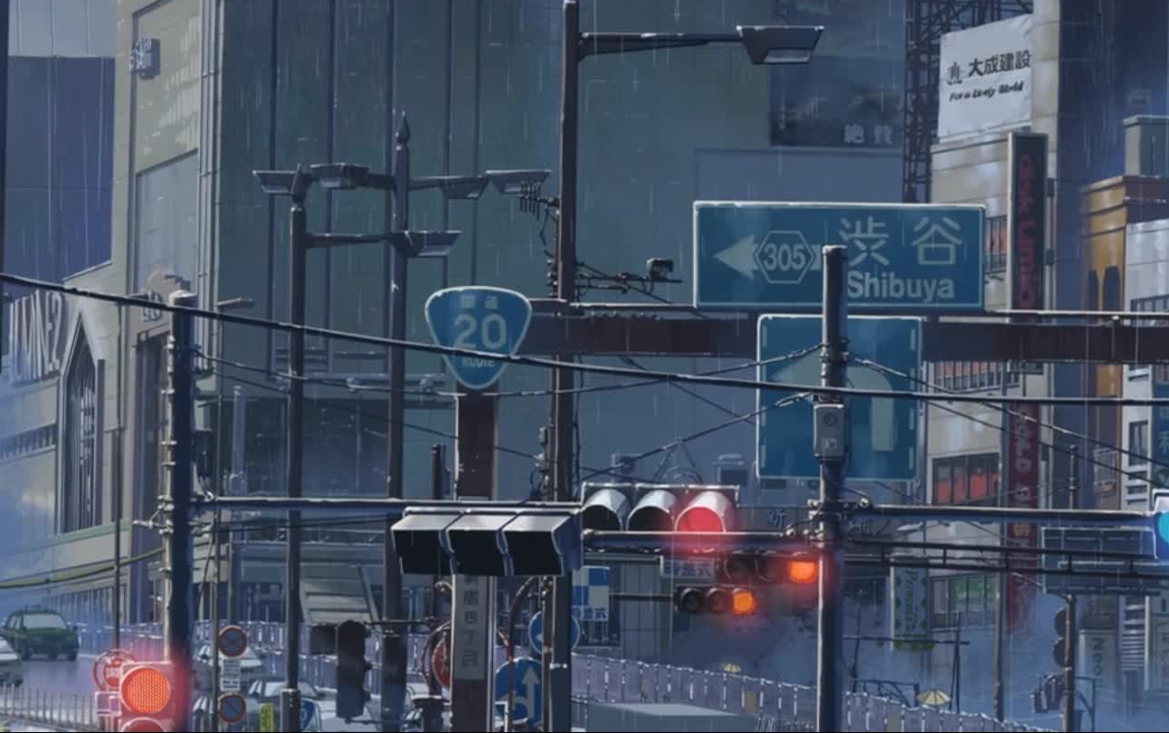 言叶之庭雨新海诚的雨每一镜都是至美壁纸