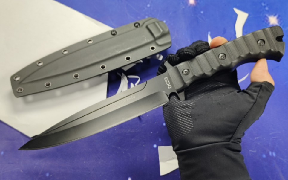 俄罗斯黑凤凰战术刀dc53钢60hrc硬度-268像素