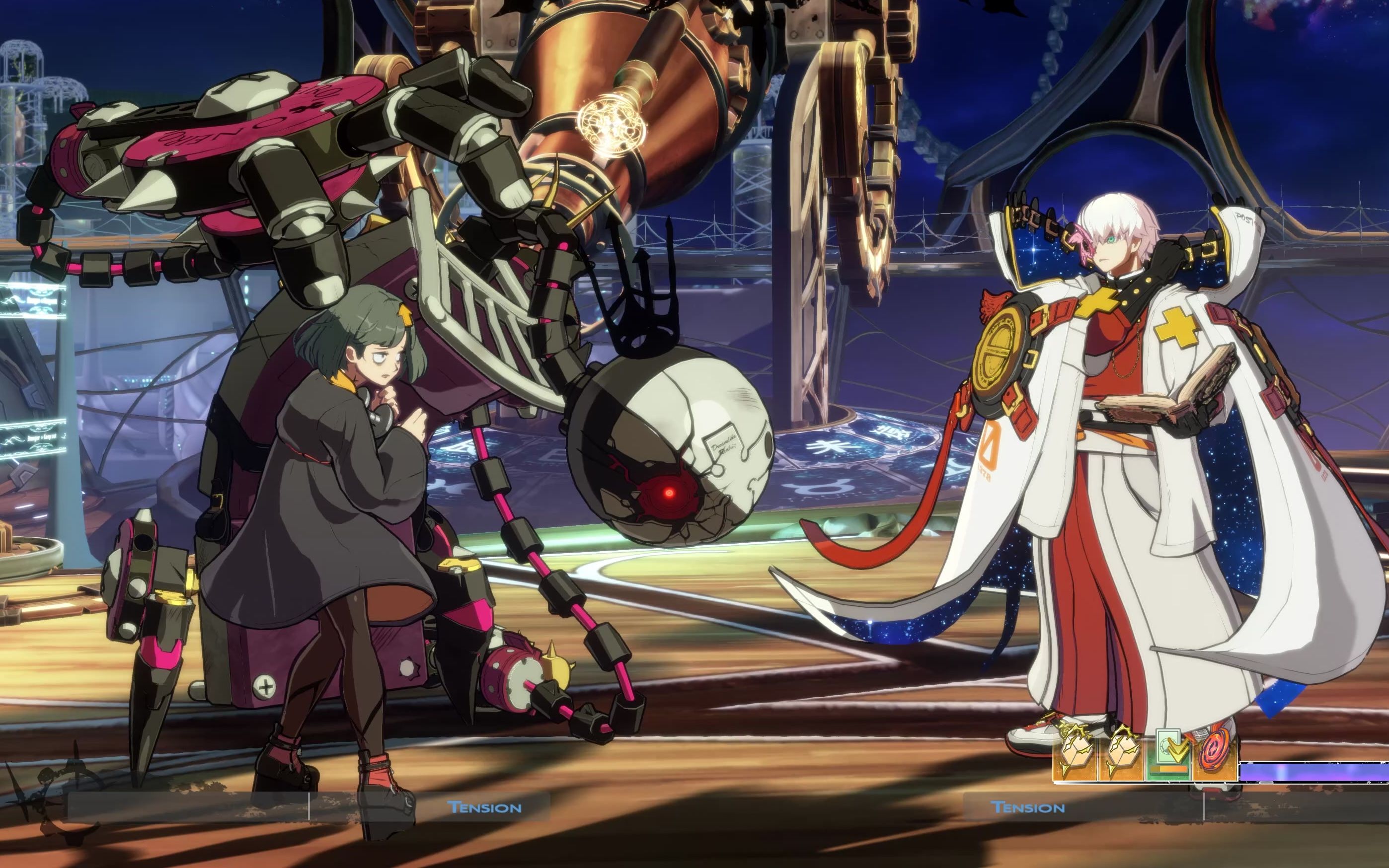 【4k中文】《罪恶装备 奋战》两名新dlc角色特殊对话 必杀技 超必杀