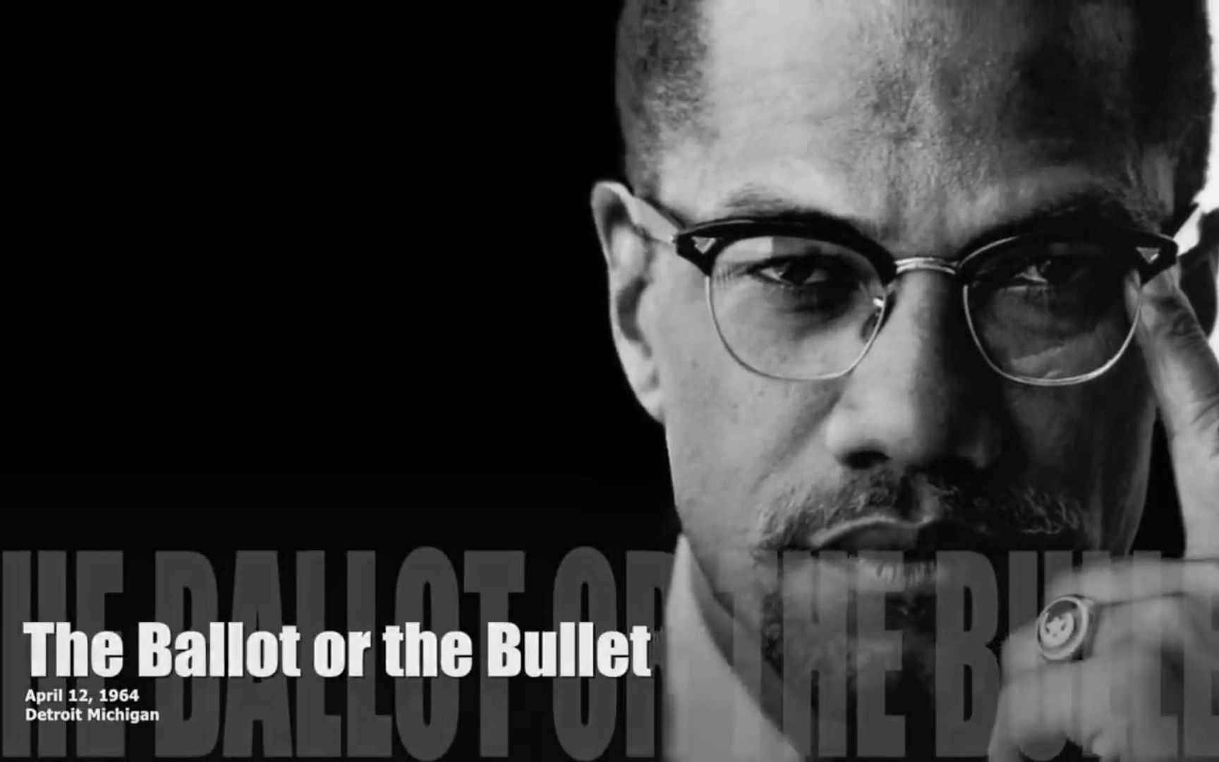 Malcolm X's Legendary Speech 'The Ballot or the Bullet'哔哩哔哩bilibili