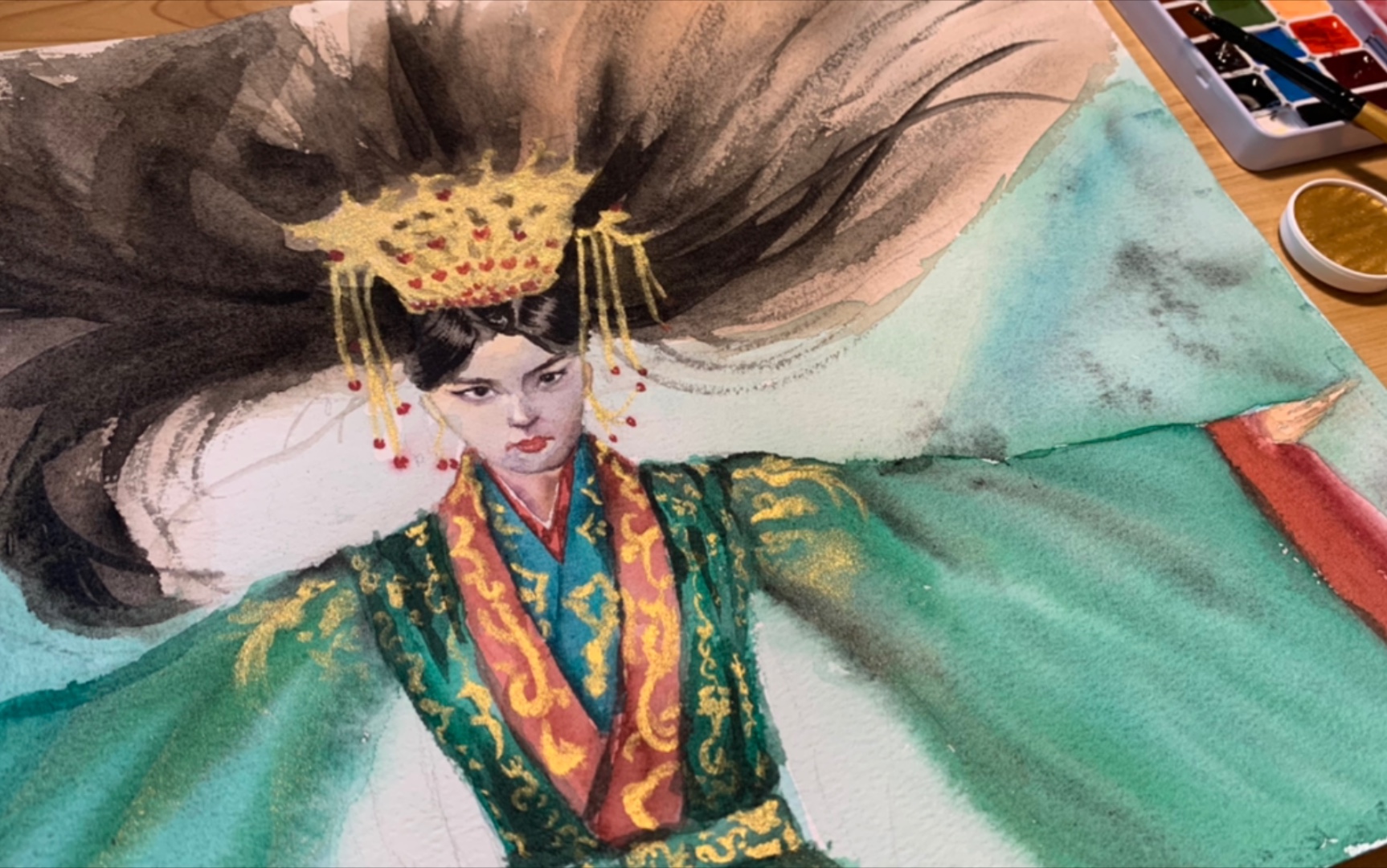 水彩山河令野蛮狙心小魔女无心紫煞顾湘