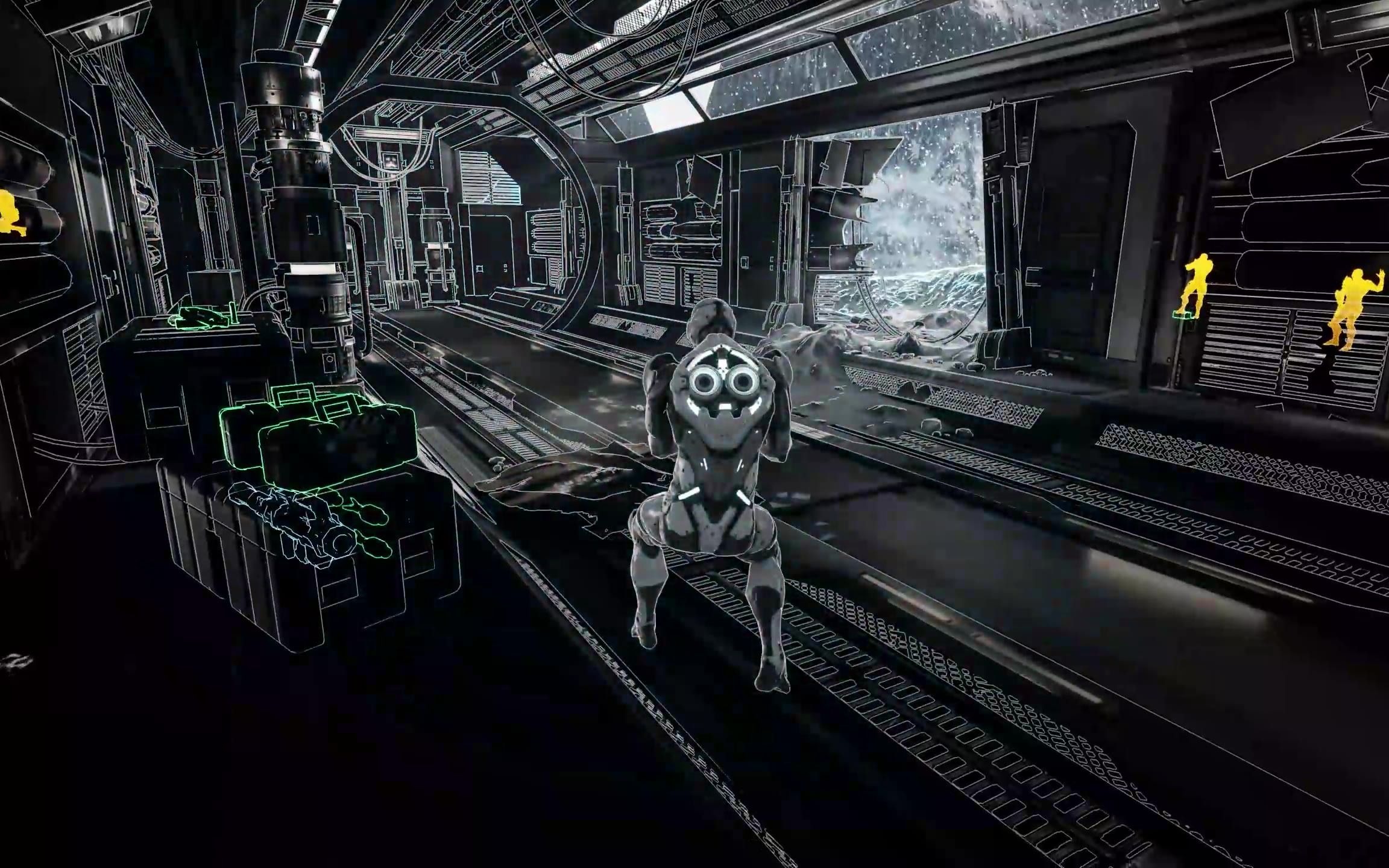 [ue4练习]科幻扫描效果演示