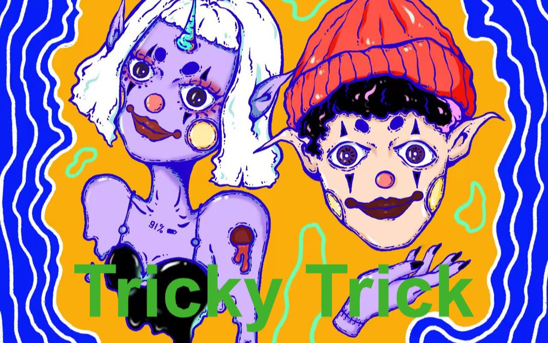 活动  送花 tricky trick