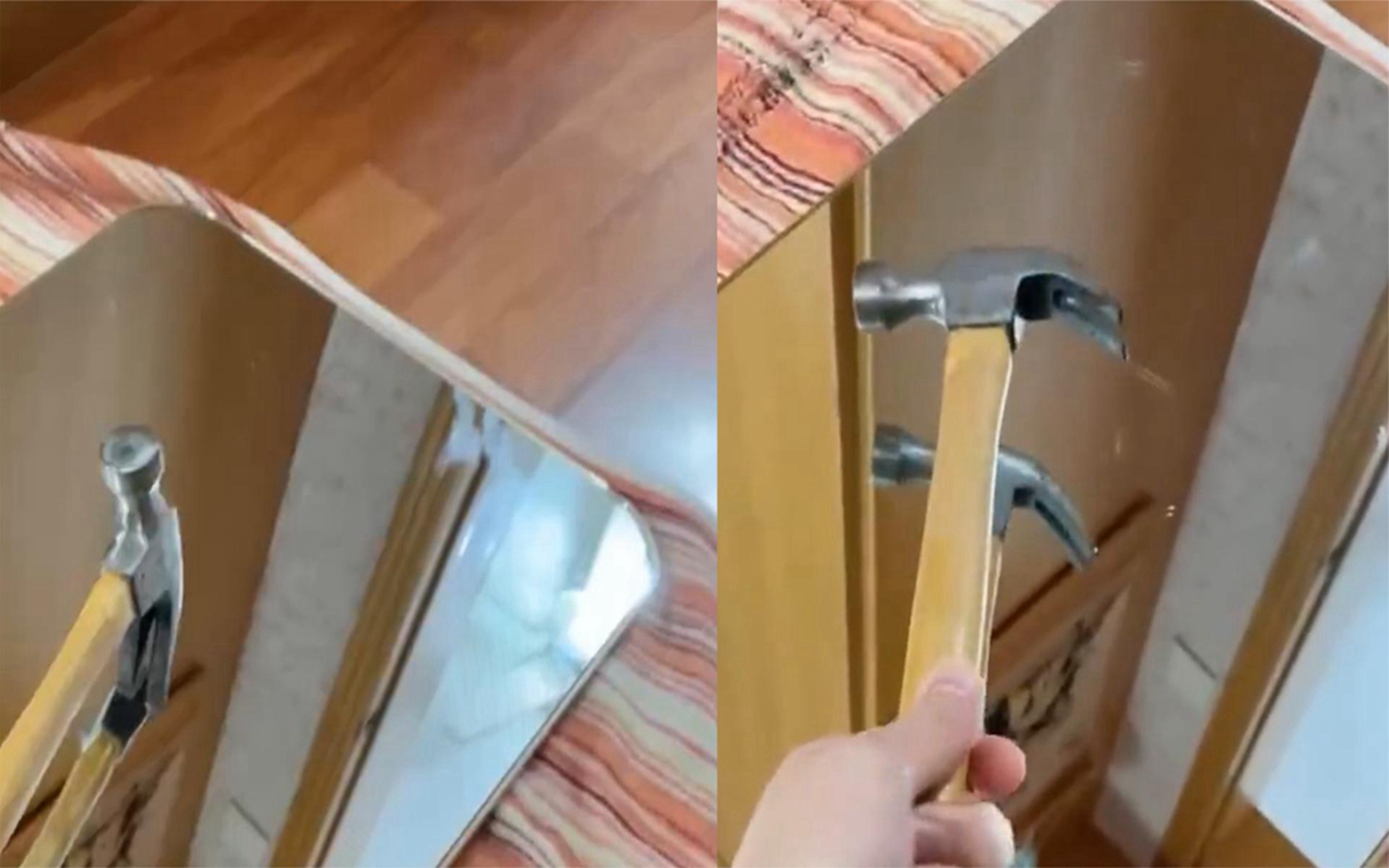 男子网购镜子变形商家让他砸碎,抡起锤子后结局亮了:怎么会这样