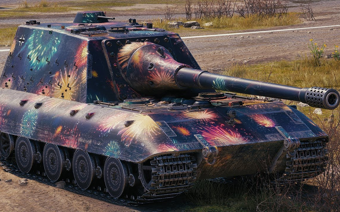 [lacho wot replays] 坦克世界 e100突 - 8杀 1.08万伤害