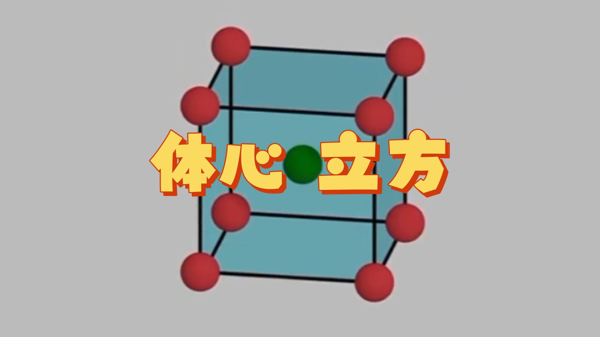 bcc体心立方结构图片