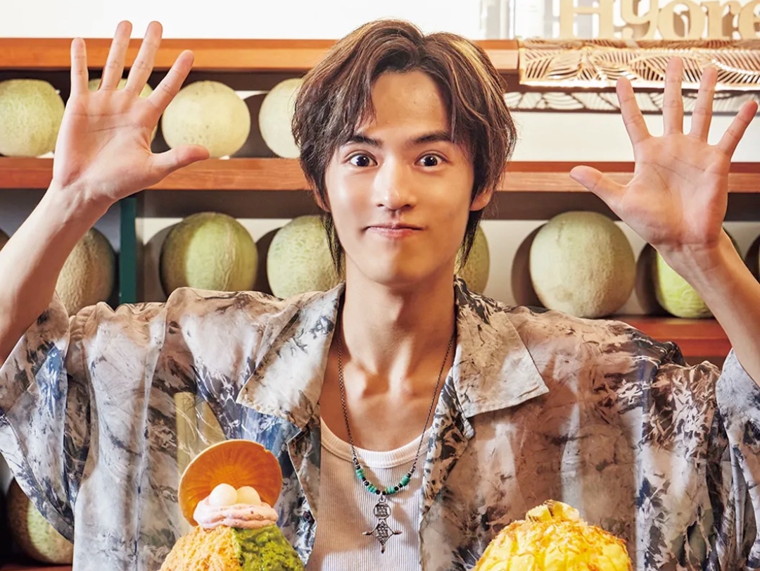 哈哈哈看到奥野壮宣传一个刨冰,真的很夏天(*04︶04*)