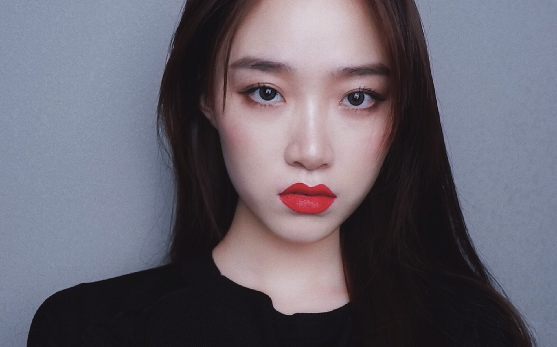 7314冷艳女孩必备蓝调红唇妆容7314