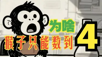 猴子只能数到4？