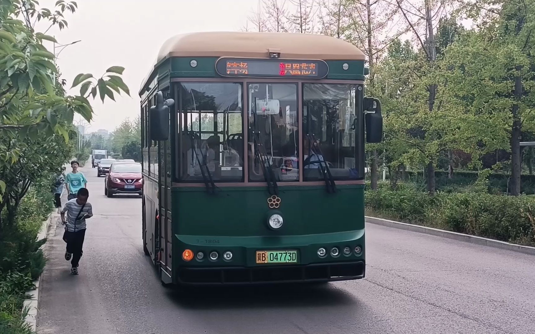 唐山公交pov——旅游观光巴士(公交南湖停车场——凤凰花卉)