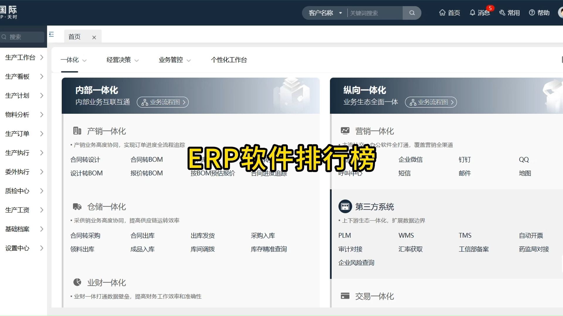 ERP软件排行榜!哔哩哔哩bilibili