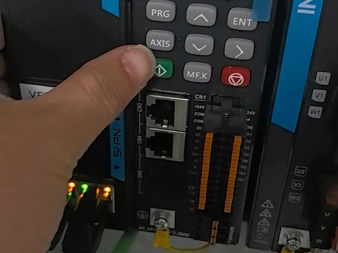 汇川MD800变频器和西门子PLC进行Profinet通讯，变频器侧的设置