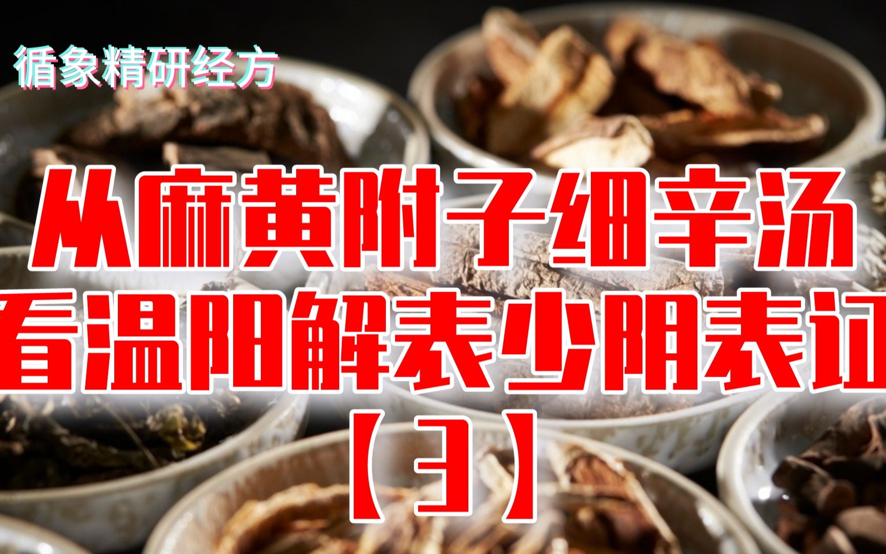 [图]从麻黄附子细辛汤解读温阳解表少阴表证的理法思路（3）