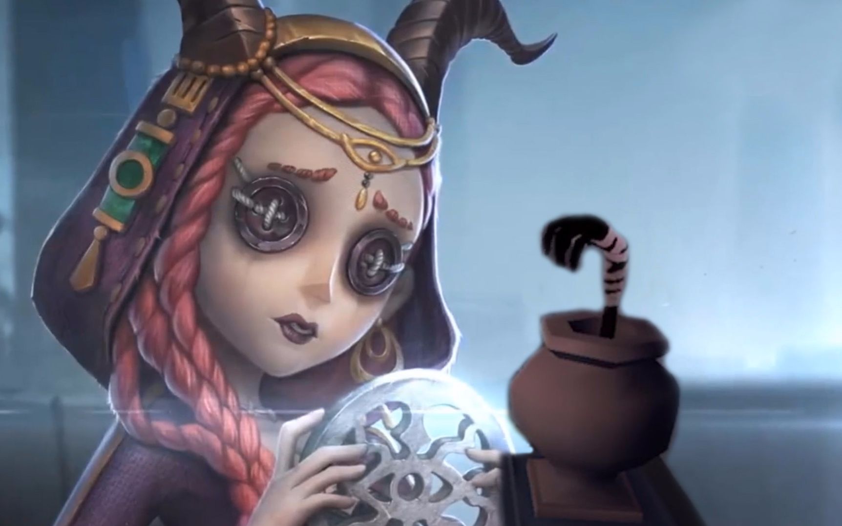 第五人格:祭司把黄衣之主做成巫毒娃娃,还封印在了罐子里_哔哩哔哩