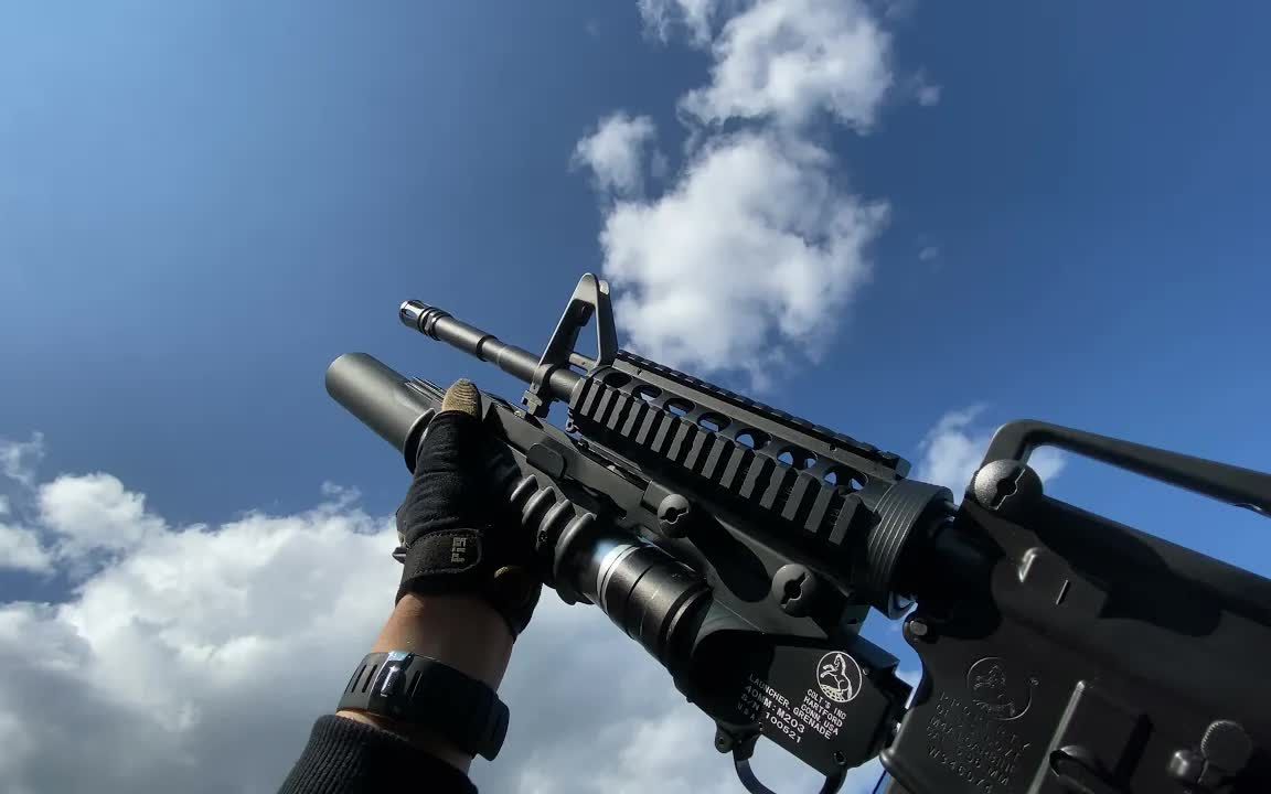 m203下挂榴弹现实换弹模仿_网络游戏热门视频