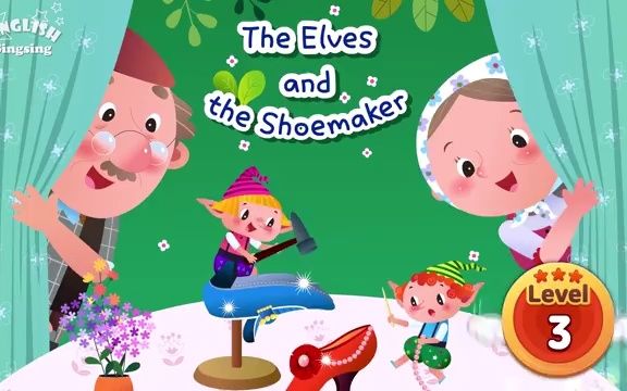 [图]The Elves and the Shoemaker - Fairy tale - English Stories -Reading Books-.mp4