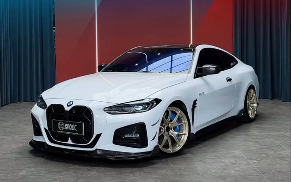 挑战设计改装100台宝马 第10台 宝马4系全网改装最帅的4系,没有之一