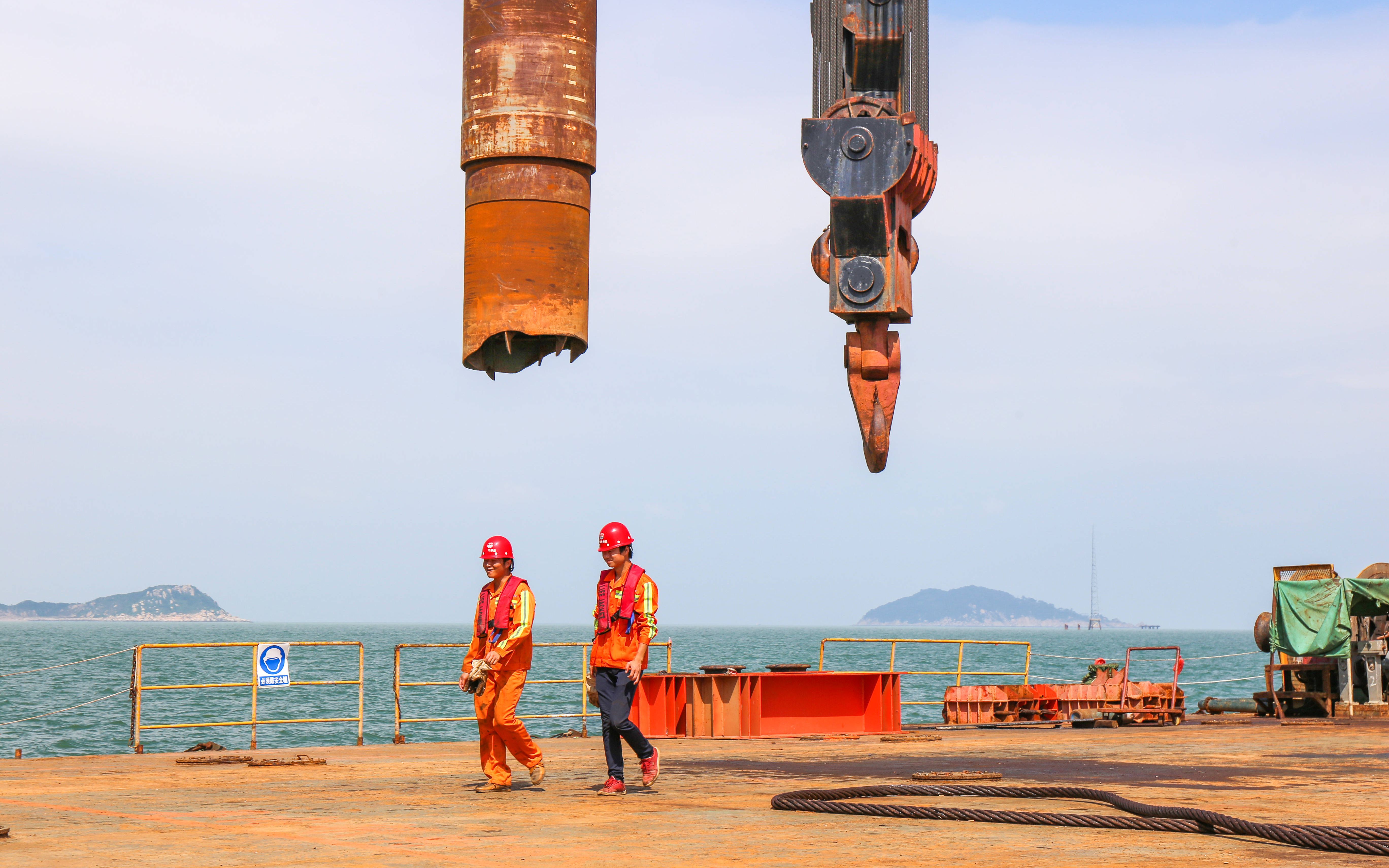 【旅途奇趣】海上打桩师