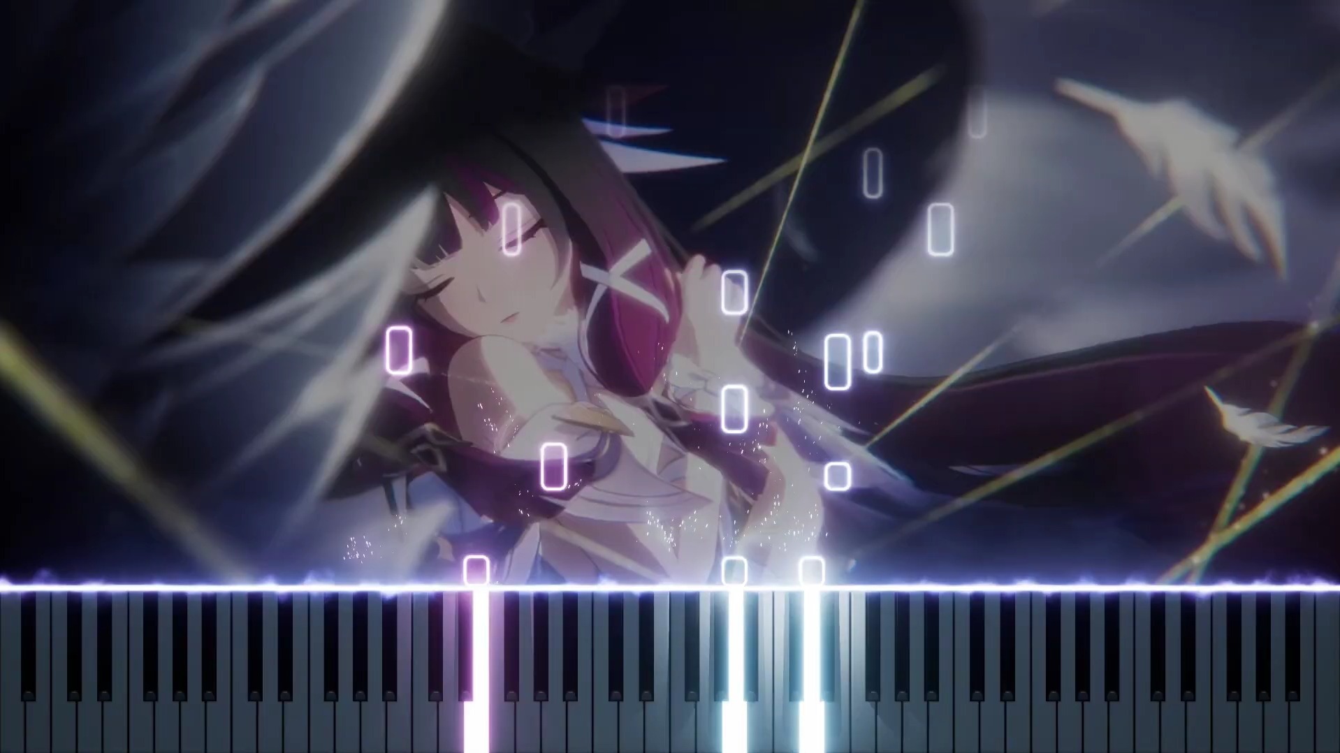 【特效钢琴】原神 - 《月之谜，月之梦 / Enigma in the Lunar Cradle》