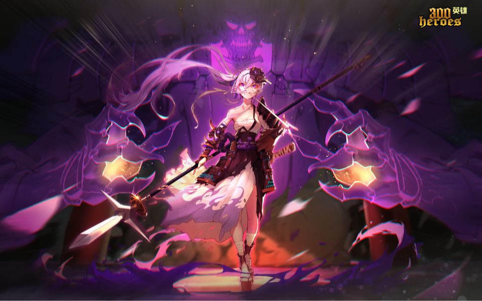 300英雄英雄本多二代新皮肤鬼之平八游戏内展示