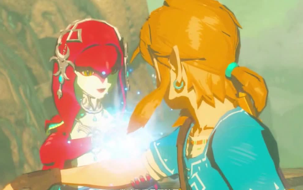 塞尔达传说荒野之息林克x米法无法言说的爱意