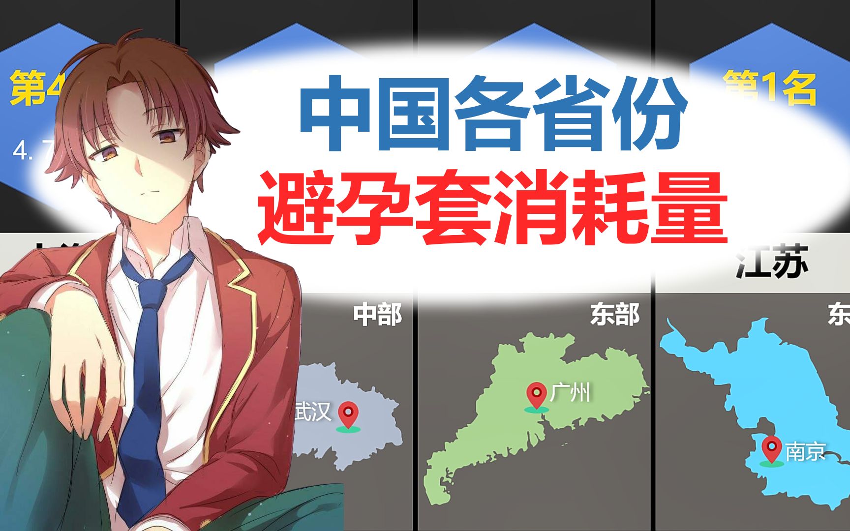 中国各省份避孕套消耗排名 【比较排名】_哔哩哔哩_bilibili