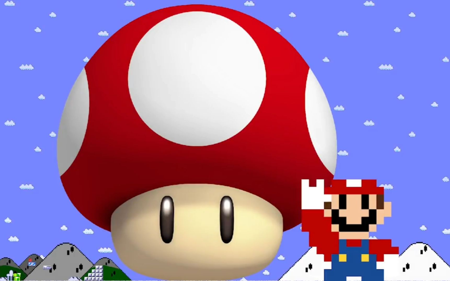 马里奥的巨型蘑菇迷宫