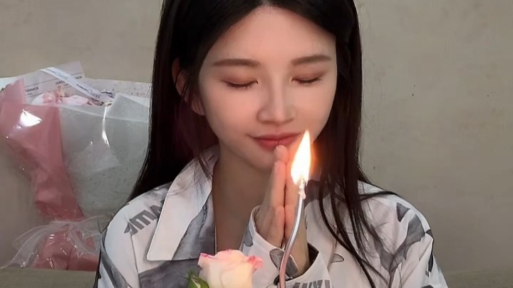 【林思意】让我们一起来过生日吧~ 吹蜡烛吃蛋糕看生祝