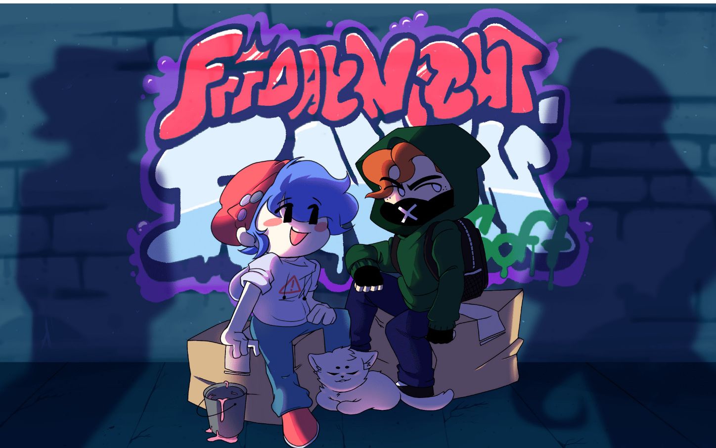 【fnf优质mod】soft第五周第三阶段hard难度通关