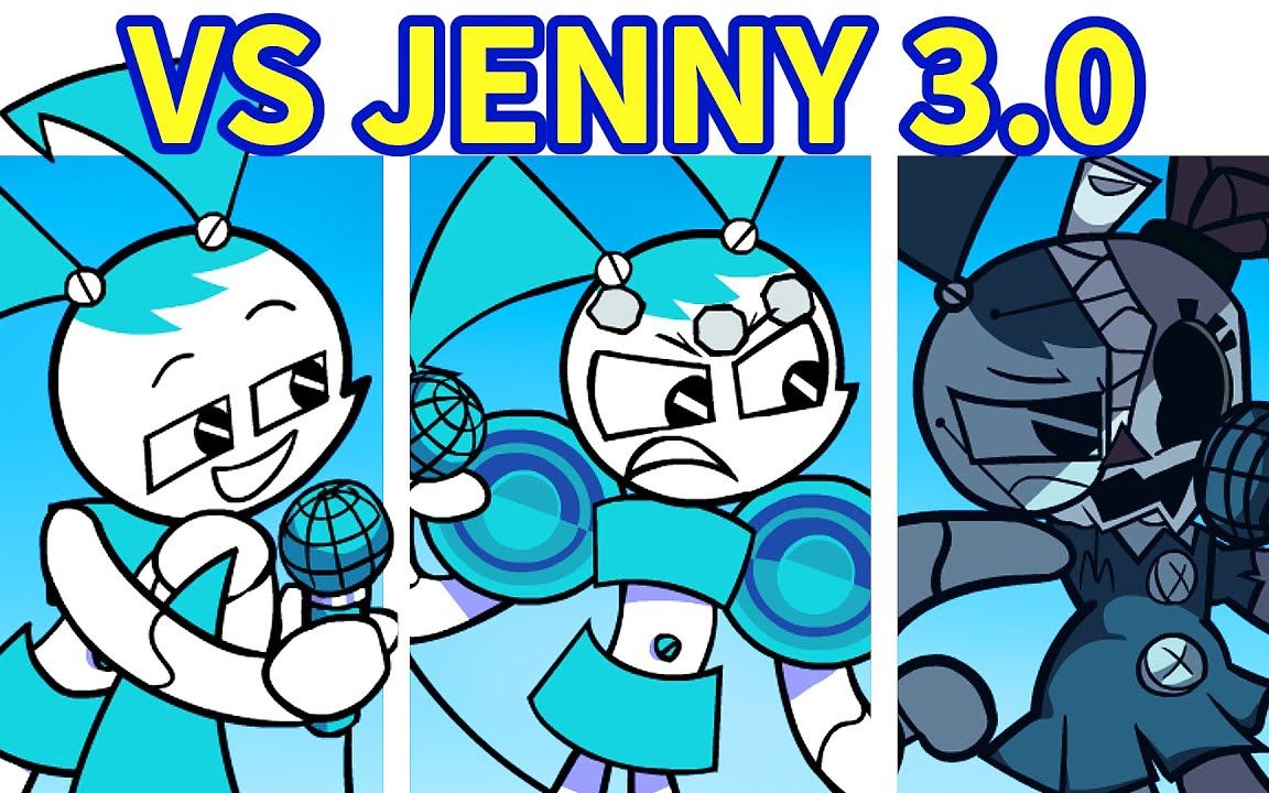 friday night funkin: vs jenny wakemen (teenage robot) 3.