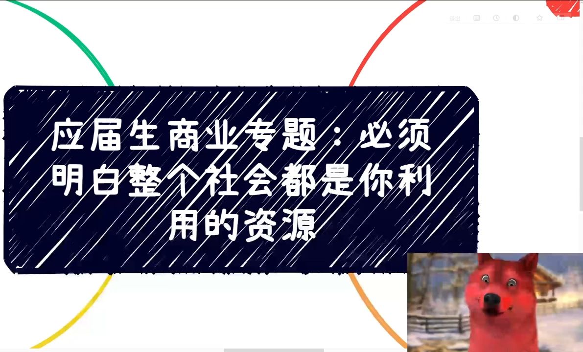 应届生商业专题:必须明白整个社会其实都是你可以利用的资源哔哩哔哩bilibili