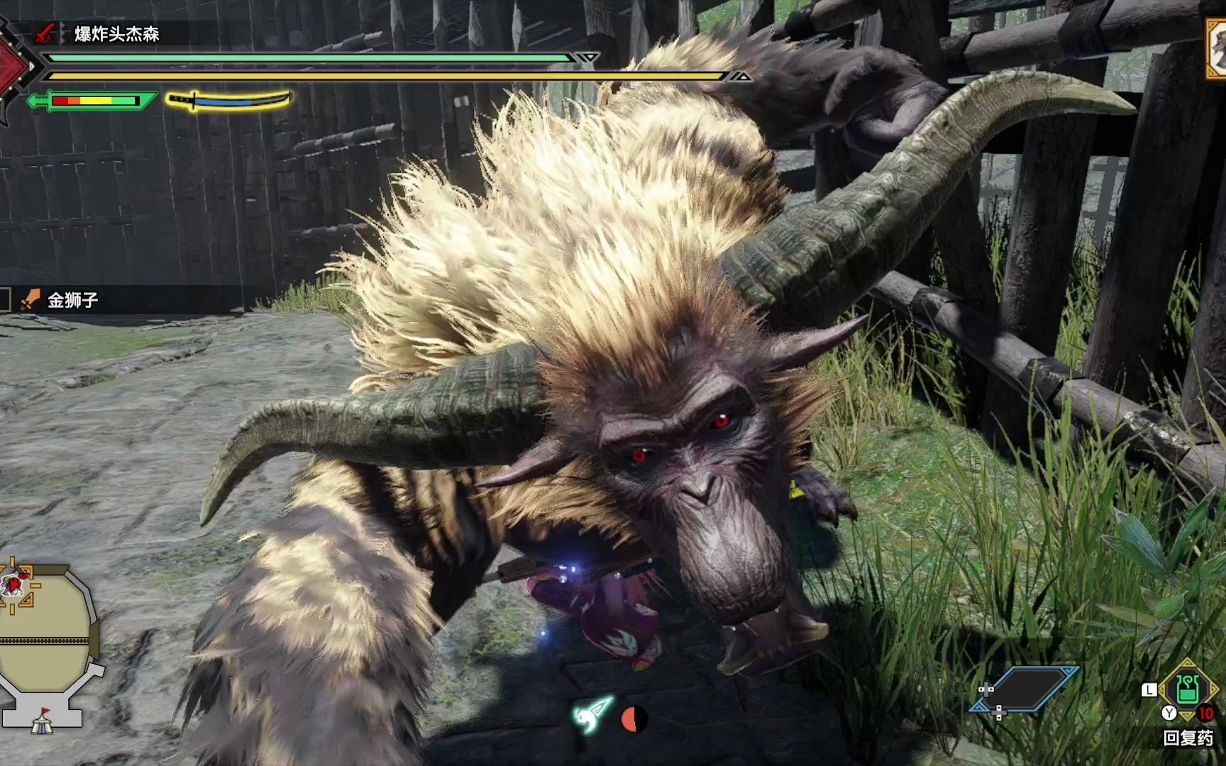 【mhr/崛起】太刀斗技场05金狮子无伤3分11秒_哔哩哔哩 (゜-゜)つロ