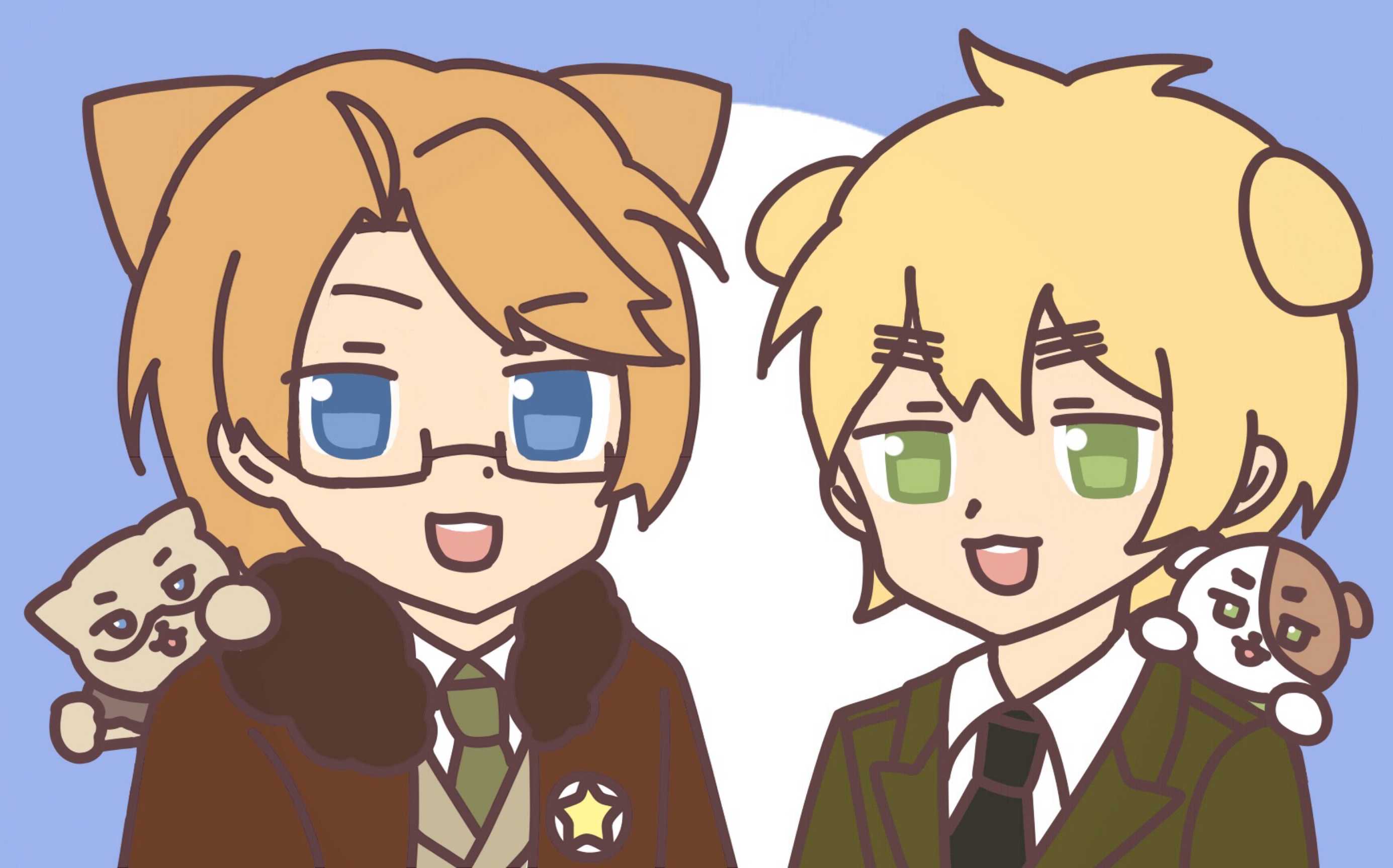 【aph/手书】晚安喵～超萌米英喵喵///_哔哩哔哩 (゜-゜)つロ 干杯