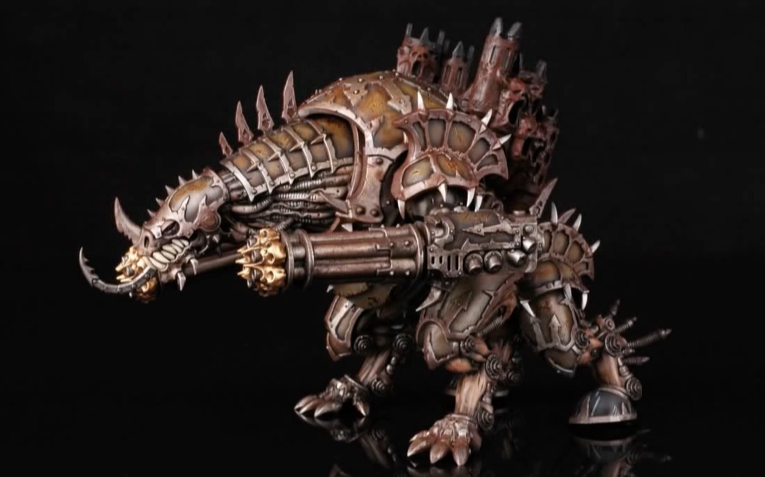 【转】生肉 战锤40k 棋子 buypainted 如何涂装混沌星际战士 铸造恶魔