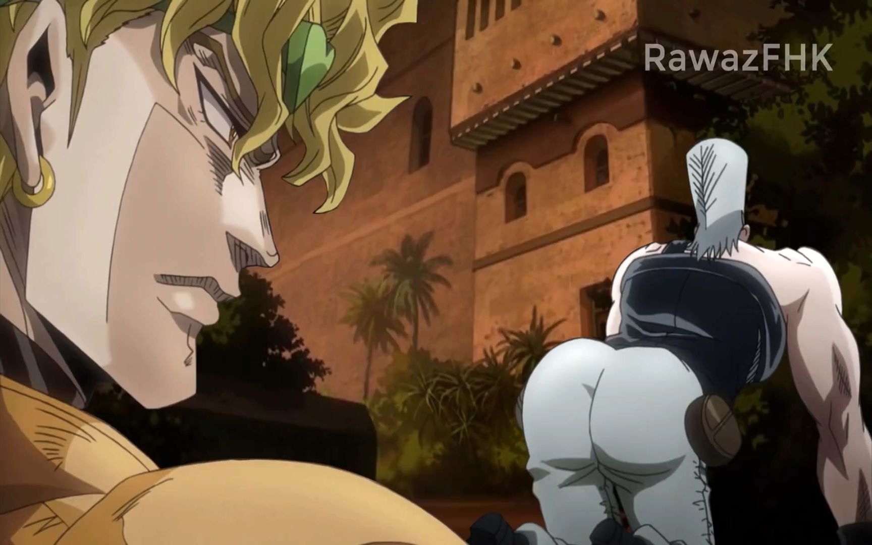 趁着时停对波波恶作剧的dio