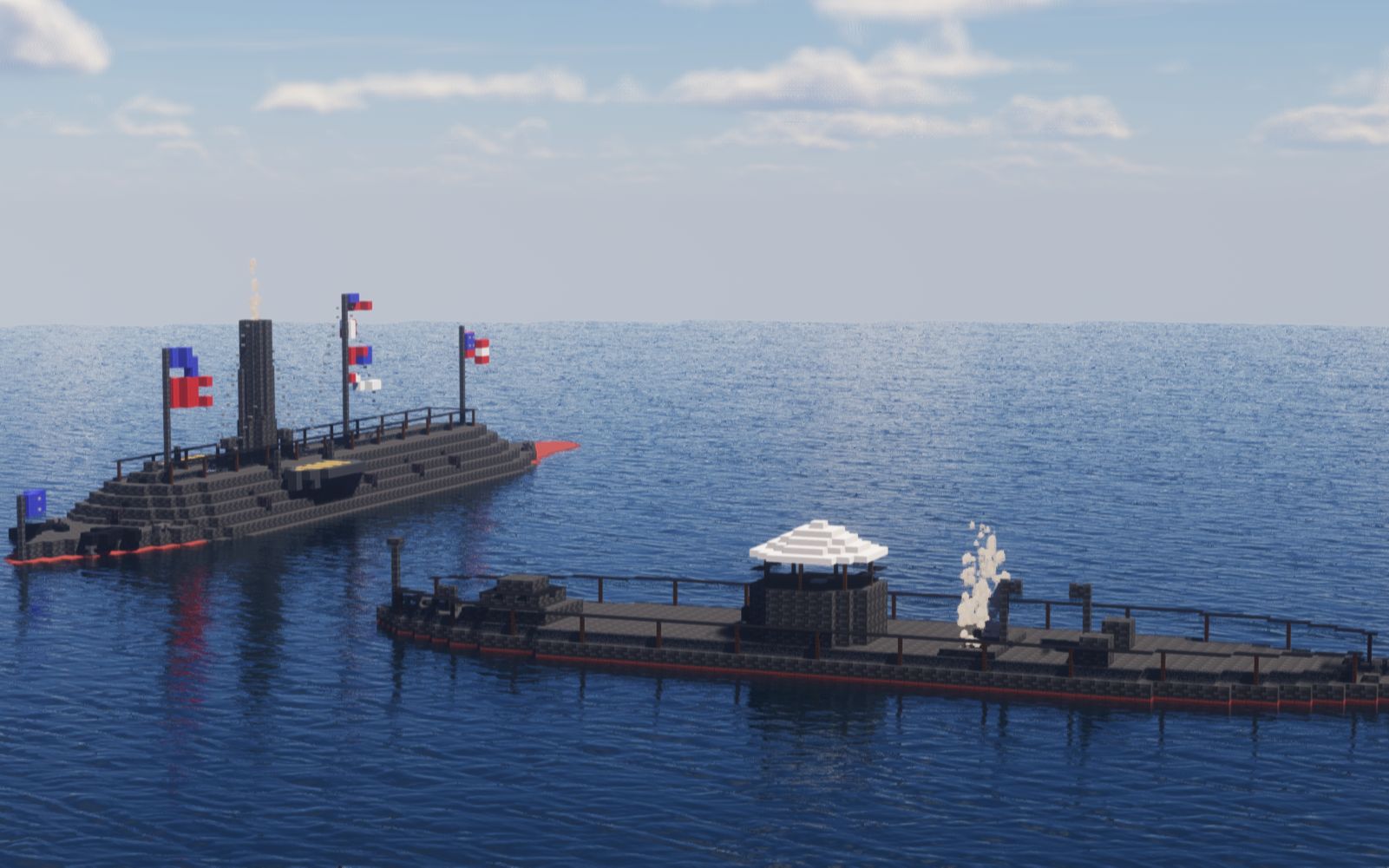 《mc》还原早期铁甲舰