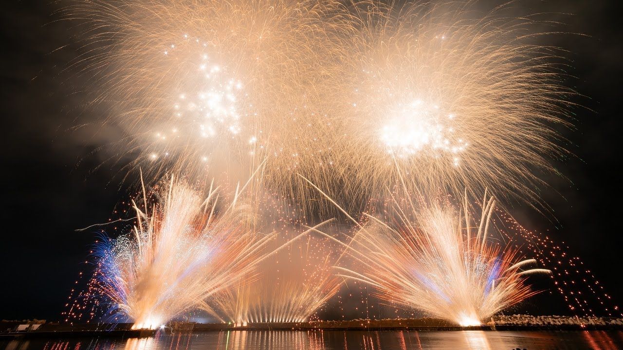 2024越前港大烟花 终场 8k 烟火大会