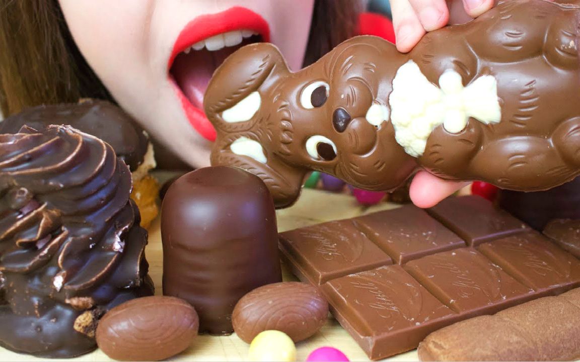 hazelnut crush ☆ 巧克力兔子,捷克indiánek巧克力棉花糖,巧克力