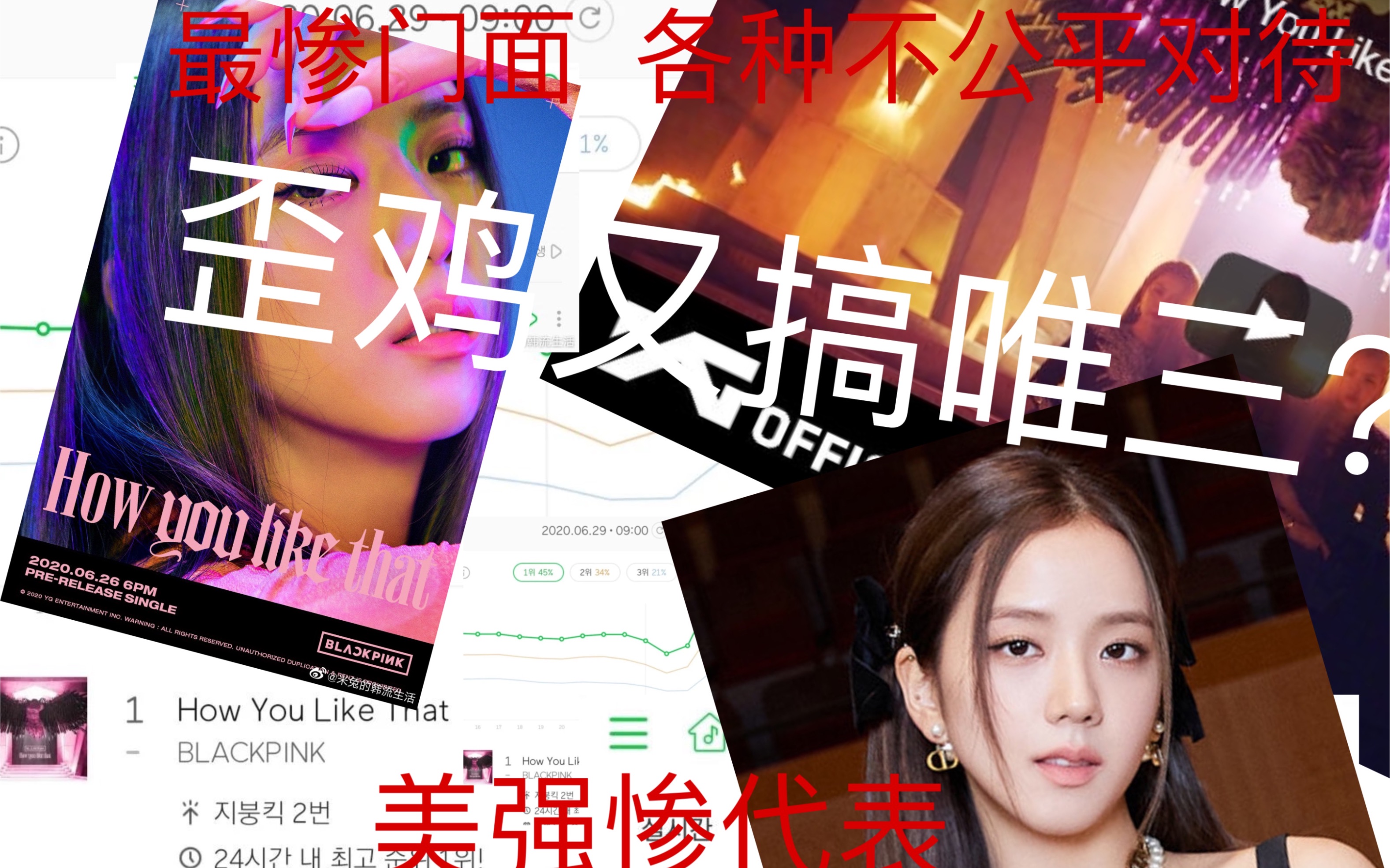 blackpinkyg请公平对待她史上最惨门面没有之一回归居然还有唯三事件