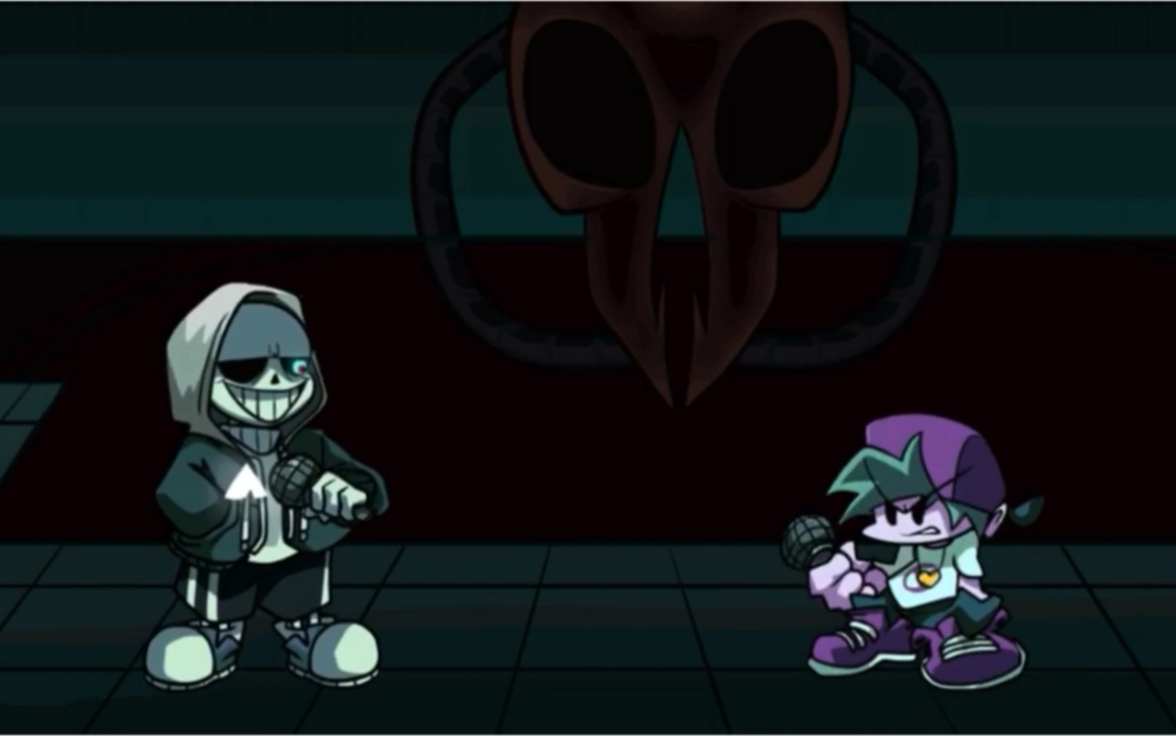 (fnf预告搬运)骷髅兄弟mod第二章新预告_音游热门视频