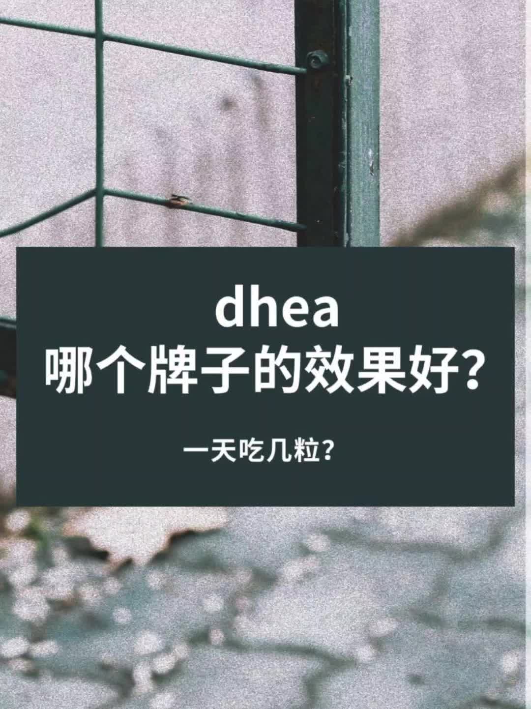 dhea哪个牌子的效果好?一天吃几粒?哔哩哔哩bilibili