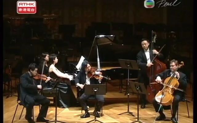 舒伯特五重奏 【鳟鱼】李傳韻 梁建楓 鲍力卓 宗小謙 李嘉齡，2006 年 2 月 26 日， 香港文化中心音乐厅